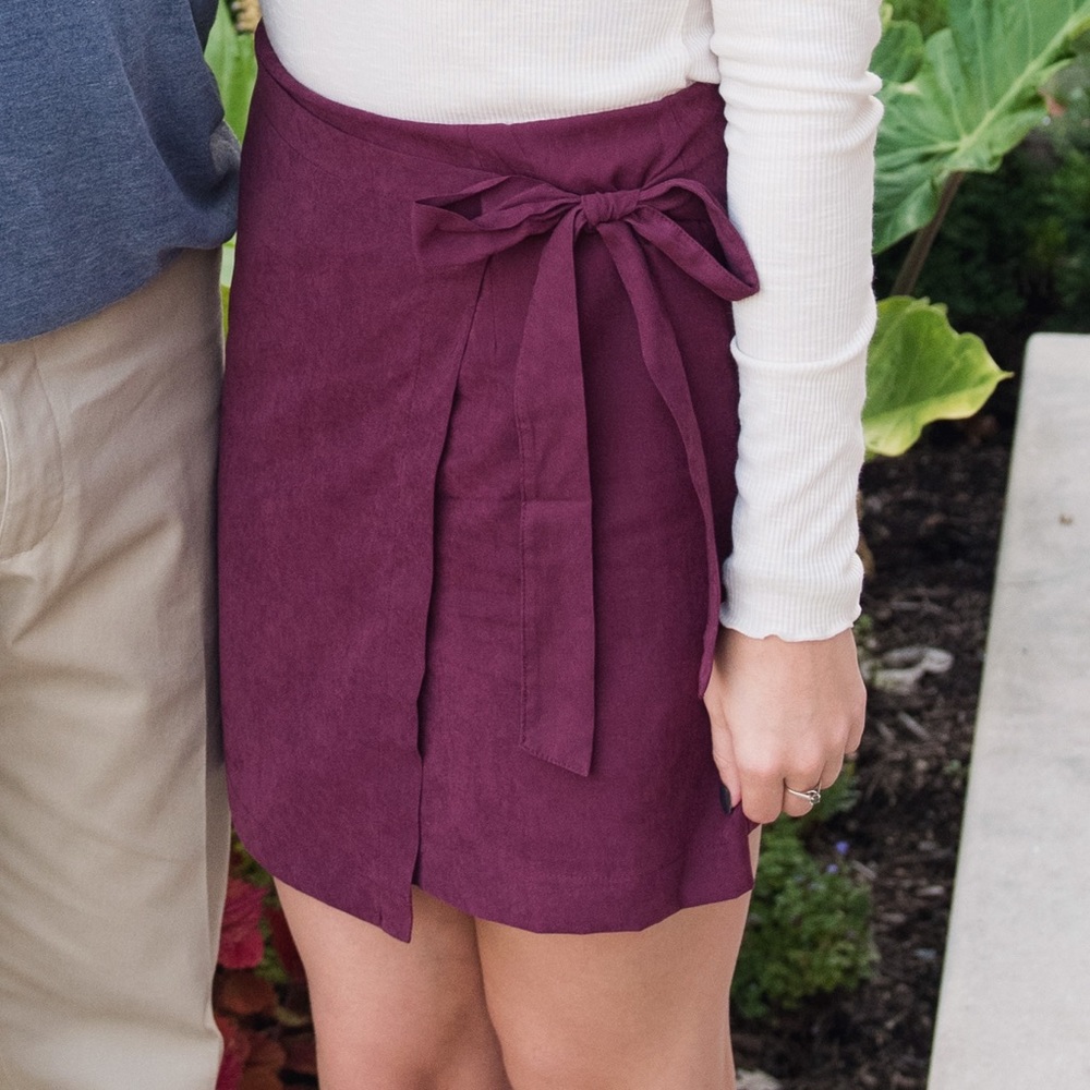 Magenta HYFVE Mini Skirt